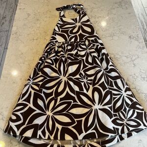 Kelly's Kids Brown and White Textured Dress